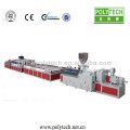 2014 pvc wood plastic profile making machine